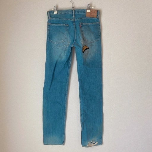 希少 ヒステリックグラマー ワッペンダメージデニムn