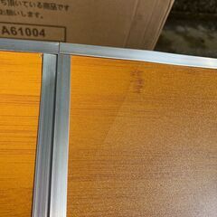 【値下げ】●アウトドアテーブル 型番：A61004  折り畳み 新品アウトレット品 へこみ有 レジャーテーブル アルミテーブル 240cm 8～10人用 ●の画像