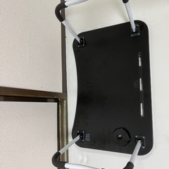 折りたたみ式テーブル黒の画像