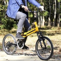 ハマー 折り畳み自転車 20インチ の画像