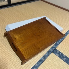 【0円】天然木 お盆(未使用)の画像