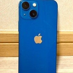 【美品・値下げました】iPhone 13 mini ブルー 128GB SIMフリーの画像