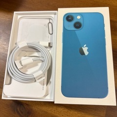 【美品・値下げました】iPhone 13 mini ブルー 128GB SIMフリーの画像