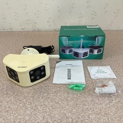② RIUQIMO　防犯カメラ　2眼レンズ　165度広角