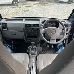 総額15.0万円★車内広々フラット軽箱バン★オートマ★平成17年式日産クリッパーバン(U71V)16.6万キロ車検令和8年10月 ブルーの画像