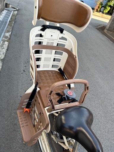自転車（ママチャリ）非電動チャイルドシート2個付き【値下げ