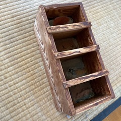 杼　受け　木製箱