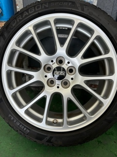 BBS RE トヨタ ５０ プリウス 純正 オプション １７インチ ７J ＋50