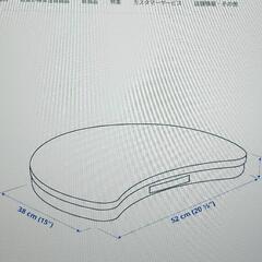 【ハーフチャリティ】IKEAイケア　ラップトップサポートテーブルクッションの画像