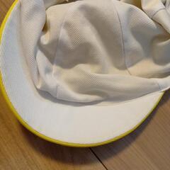 幼稚園帽子　きいろの画像