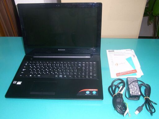 Lenovo G51-35 1.5GHz/メモリ：4GB/HDD:500GB/15.6インチ液晶/OS：Windows 10/マルチ/無線/ドライブ：DVD スーパーマルチ/ノートパソコン