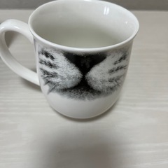 新品未使用 フランフラン ファニーノーズマグ 猫 キャットマグカップ