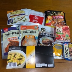 食品セット　非常食　災害食　インスタント　缶詰　カレー　セットの画像