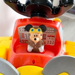 ミッキー　プロペラ機　の画像