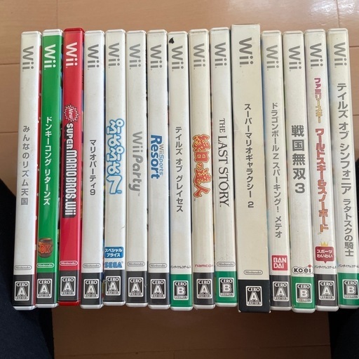 Wiiソフト15本まとめ売り