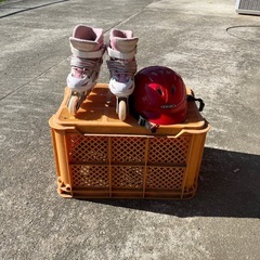 ローラースケート&ヘルメット