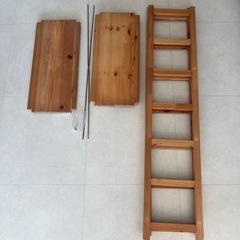 無印良品　パイン材シェルフ