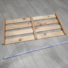⑤　すのこ　スノコ　木製　木材　　71cm✕32.5cmの画像