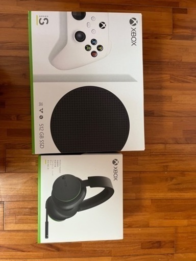 xbox series s本体とワイヤレスヘッドセット