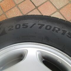 ■	MINERVA　ミネルバ　ラジアルタイヤホィール　4本組　205/70R15　96T　PCD-139.7　■の画像