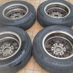 ■	MINERVA　ミネルバ　ラジアルタイヤホィール　4本組　205/70R15　96T　PCD-139.7　■の画像