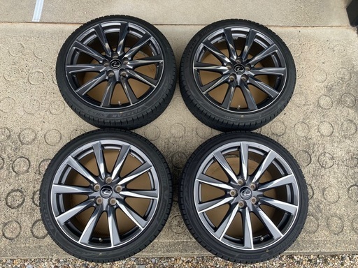 レクサス純正IS-Fホイール　ブリザックVRX 3  225/40R19