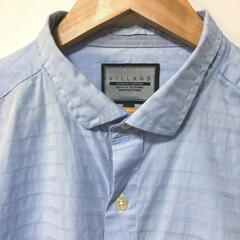 【VILLAND】洗いざらしボーダーシャツ（Ｌ）の画像