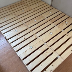 流行りのパレット風ベッド(ダブル)