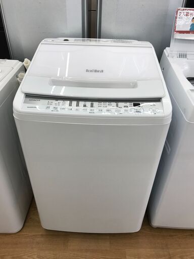★ジモティ割あり★ HITACHI 洗濯機 BW-V80F 8.0kg 2020年製 動作確認／クリーニング済み KJ6404