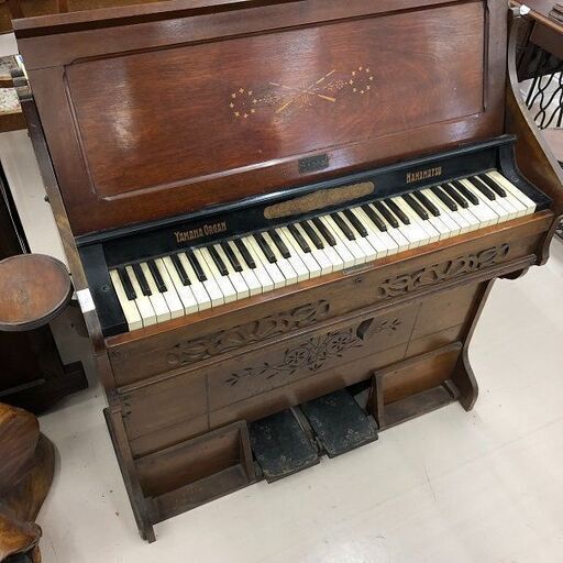 Wa988  アンティーク木製オルガン