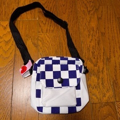 未使用新品 - かわいいチェック柄スクエアバッグ