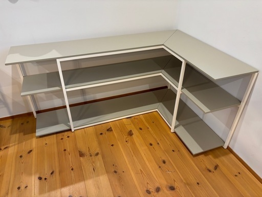 boconcept ボーコンセプト グレー コーナースチールラック