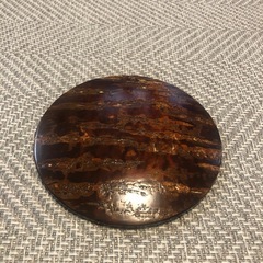 秋田　桜革細工　菓子皿　5枚セットの画像