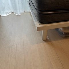 【美品】シングルすのこベッド&マットレス【民泊などに】の画像