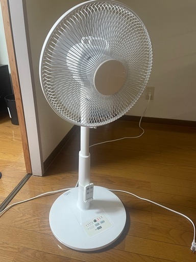 【受け渡し者決定】ワイヤレスリモコン付き扇風機2台