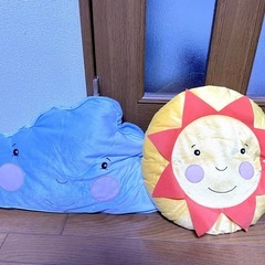 【未使用】太陽と雲のぬいぐるみの画像