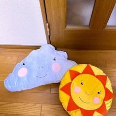 【未使用】太陽と雲のぬいぐるみ