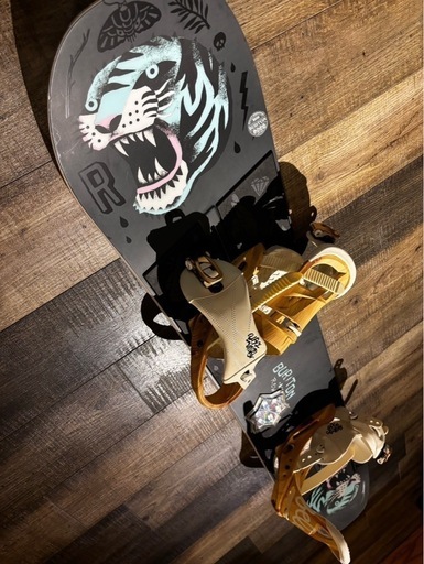 Burton スノーボード　ビンディング付き