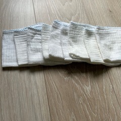 ガーゼハンカチ　9枚セット　ブルーの画像