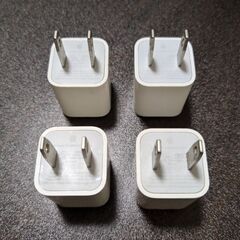 Apple純正 ACアダプタ 5W 4個 