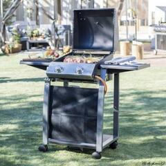 ①クリスマスに間に合わせよう！新品未開封(未開梱)BBQグリル使...
