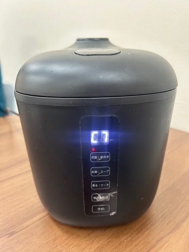 動作確認済　ルームメイト コンパクト炊飯器 GOHANDAKI RM-102TE-BK