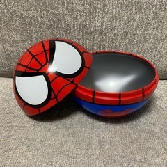 スパイダーマン缶小物入れ2個セットの画像