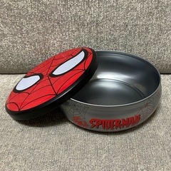 スパイダーマン缶小物入れ2個セットの画像