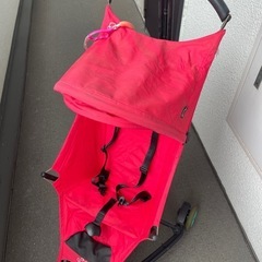 クイニージャズ　ベビーカー　ピンクの画像