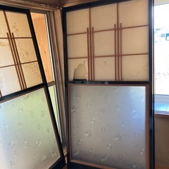 ガラス障子戸