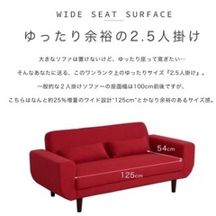【募集終了】2.5人掛けソファーの画像