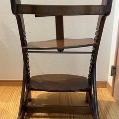 木製　子供用椅子の画像