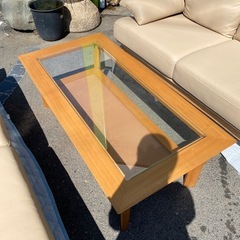 なめし皮　美品！応接3点セットの画像