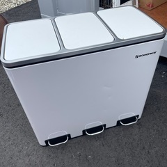 SONGMICS ゴミ箱　ダストボックス　3列
